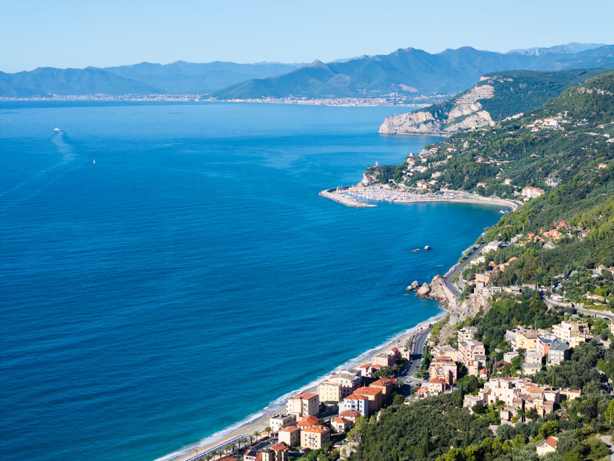 Vista su Finale Ligure