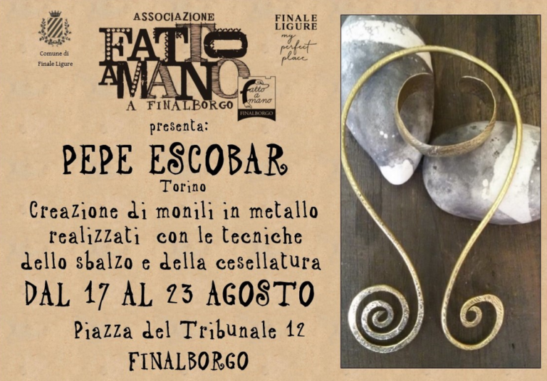 Fatto a mano: Pepe Escobar – Creazioni di monili in metallo