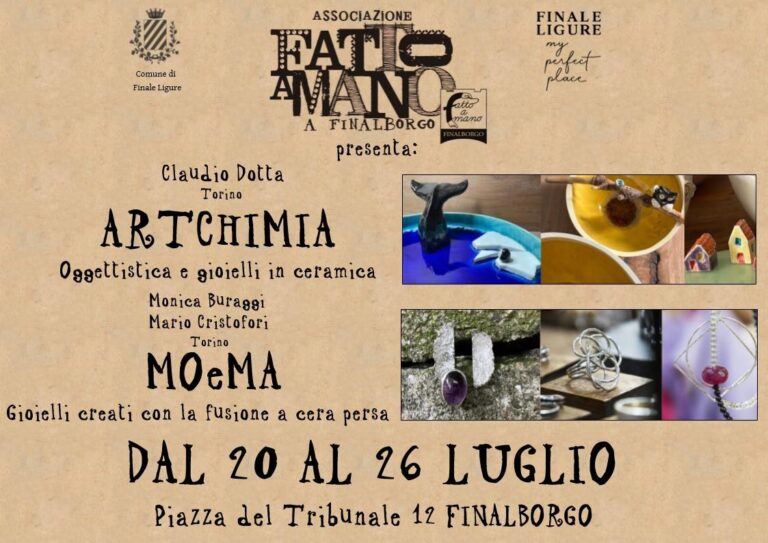 Fatto a mano a Finalborgo: libellule equilibriste