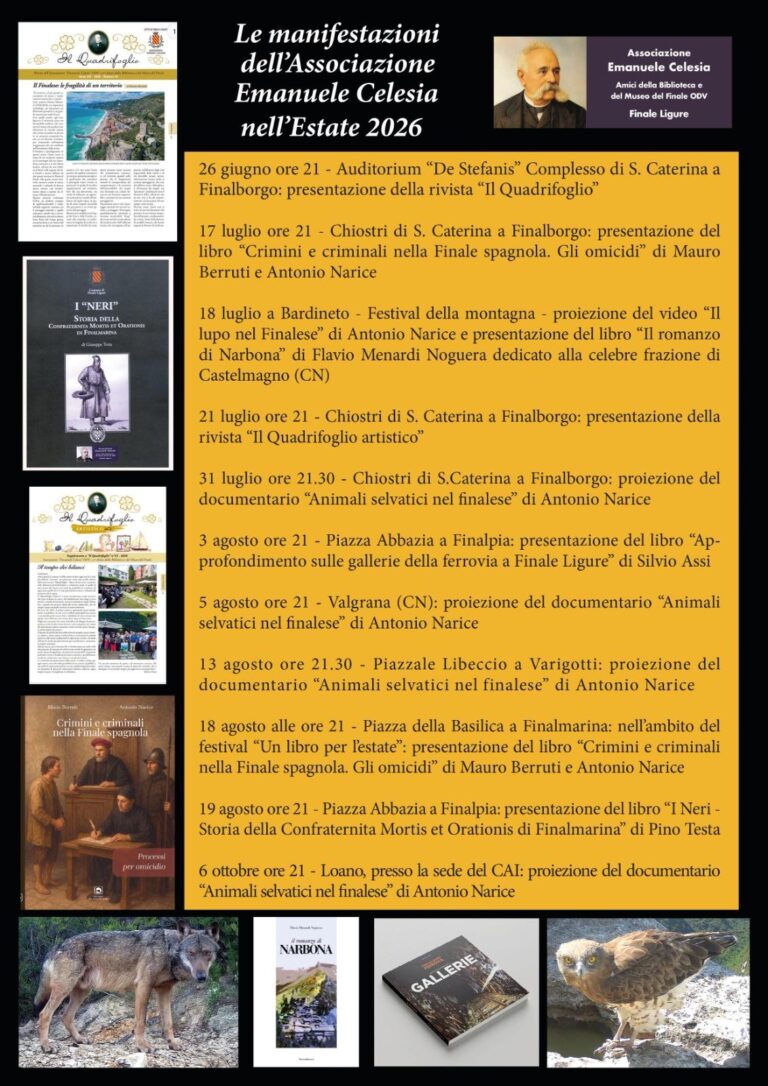 Approfondimento sulle gallerie della ferrovia a Finale Ligure