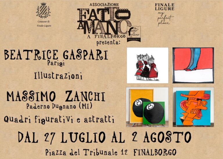 Fatto a mano a Finalborgo: GASPARI e ZANCHI