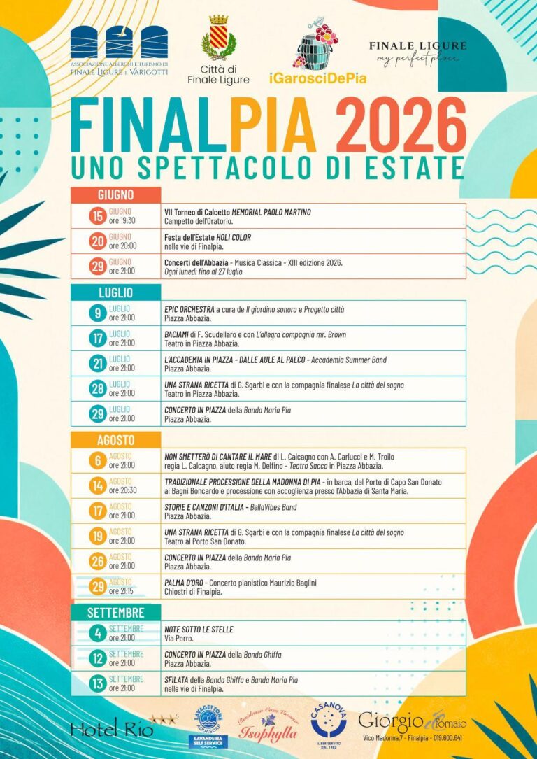 FINALPIA 2026: Sfilata delle Bande