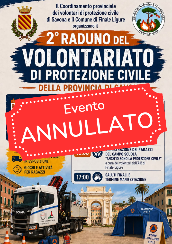 2° Raduno del Volontariato di Protezione Civile della Provincia di Savona