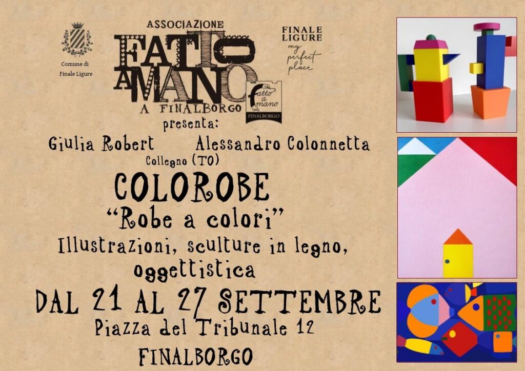Fatto a mano a Finalborgo: Colorobe